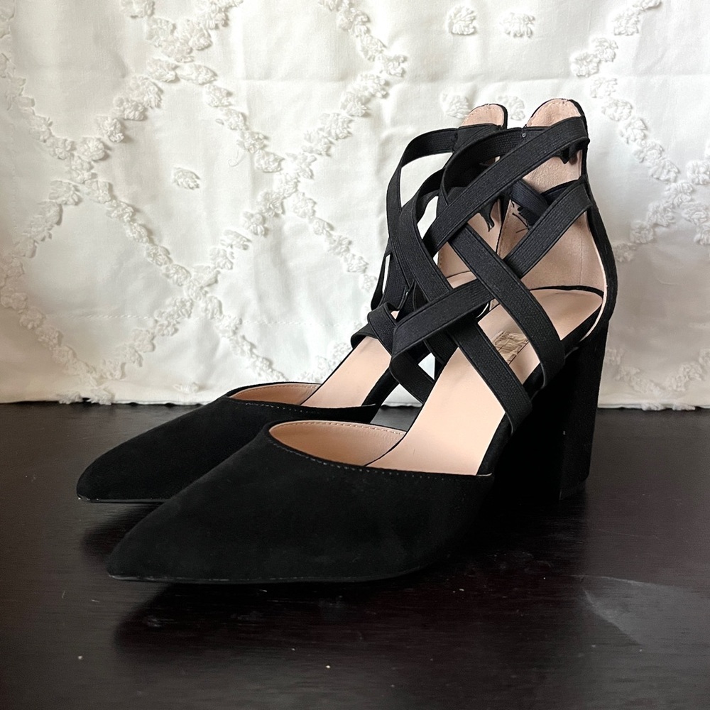 Black Block Heels